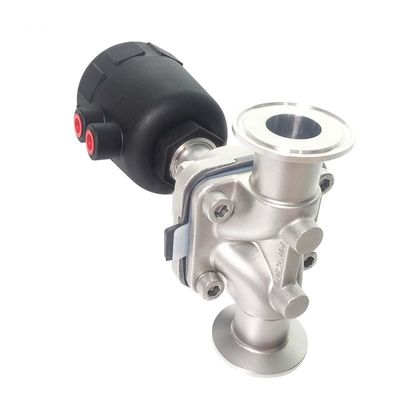 수처리를 위한 Pneumatic Sanitary Stainless Steel 316L 대막 밸브 DN15-DN57