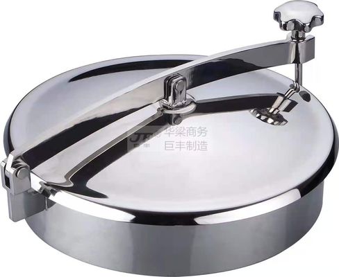 높이 90mm-100mm 널리 사용되는 위생용 304/316L 스테인리스 스틸 원형 관개 덮개