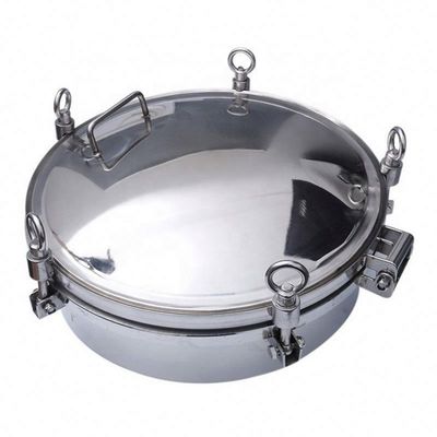 높이 90mm-100mm 널리 사용되는 위생용 304/316L 스테인리스 스틸 원형 관개 덮개