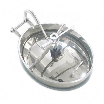 높이 90mm-100mm 널리 사용되는 위생용 304/316L 스테인리스 스틸 원형 관개 덮개