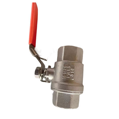 스레드 볼 밸브 DN8-DN100 PN63 DIN3202-M3 스테인리스 스틸 304 316 물용 2PC