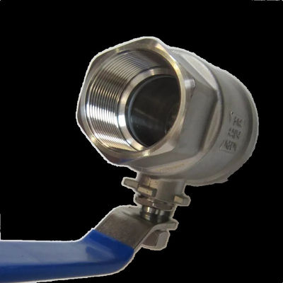 스레드 볼 밸브 DN8-DN100 PN63 DIN3202-M3 스테인리스 스틸 304 316 물용 2PC