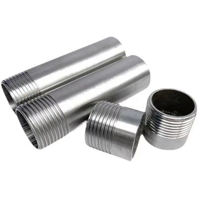 50mm 긴 SS304 NPT 201 304 316 은 주름 스테인리스 스틸