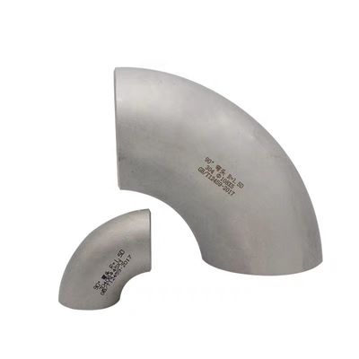 스테인리스 스틸 304 316 316L 90도 엉덩이 웰딩 팔꿈치 연결 1"-4" DN25-DN100