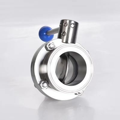 건강기능식 SS304/316L 전기 웨이퍼 타입 나비 밸브