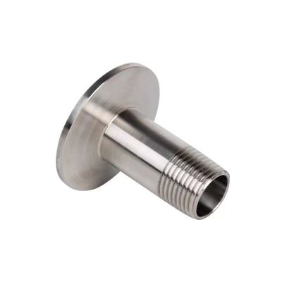 은 1/2" 3/4" BSP 남성 NPT 스레드 페러울 타입 트리 클램프 파이프