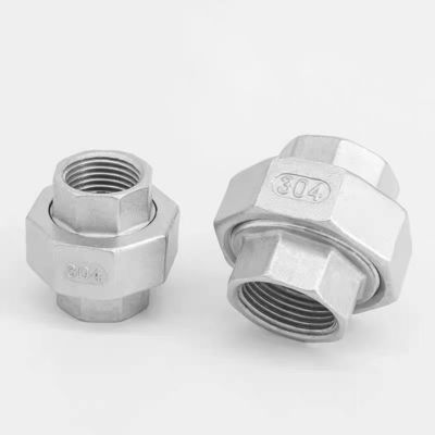 헥사곤 헤드 스테인리스 스틸 이중 내부 스레드 결합 커넥터 NPT BSP 1/4''-4.0