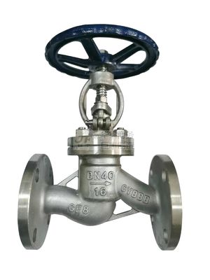 ISO9001 인증 매뉴얼 RTS J41W-16P 스테인리스 스틸 304 2" API 플랑지  글로브 밸브