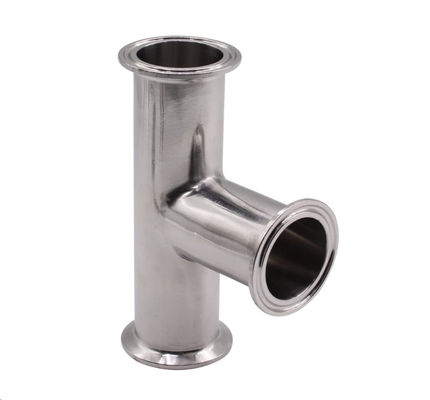 1.5 "트라이 클램프 스테인리스 스틸 304 위생용 38mm 파이프 OD를 위한 3차원 클램프 티