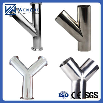 1.5 "트라이 클램프 스테인리스 스틸 304 위생용 38mm 파이프 OD를 위한 3차원 클램프 티