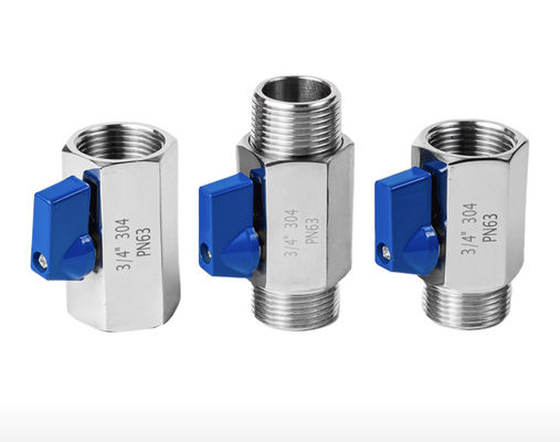 3/4 "-12" NPT 여성 스레드 스테인리스 스틸 소공 밸브