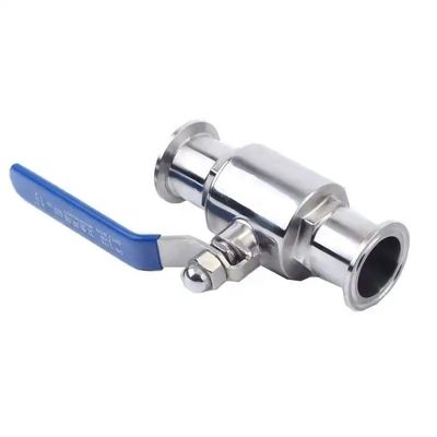 OEM 지원 SS304 1/4''-4.0'' 홈브루 3 클램프 볼 밸브 스테인레스 스틸 위생 밸브