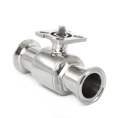 OEM 지원 SS304 1/4''-4.0'' 홈브루 3 클램프 볼 밸브 스테인레스 스틸 위생 밸브