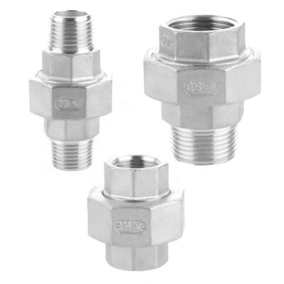여성 연결 스테인리스 스틸 304 주사 파이프 부착 연합 3/4 "NPT x 3/4"NPT 어댑터