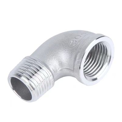 스테인리스 스틸 301/304/316 90도 거리 팔꿈치 1/2 "NPT 여성 x 1/2 "NPT 남성