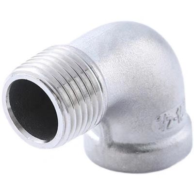 스테인리스 스틸 301/304/316 90도 거리 팔꿈치 1/2 "NPT 여성 x 1/2 "NPT 남성