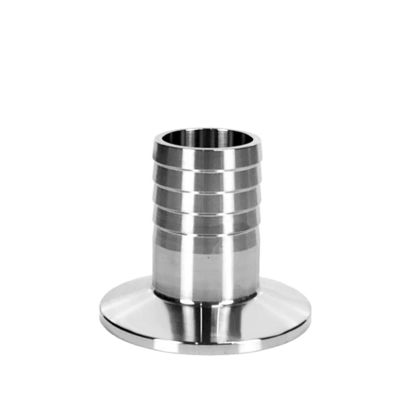 위생용 304 316L 스테인리스 스틸 트리 클램프 Hose Ferrule Fitting with Round Head Code