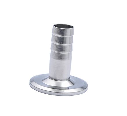 위생용 304 316L 스테인리스 스틸 트리 클램프 Hose Ferrule Fitting with Round Head Code