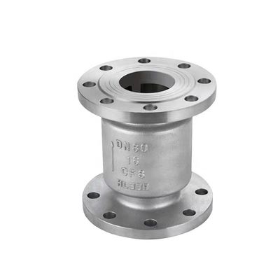 ANSI 스테인리스 스틸 스윙 반전 없는 체크 밸브 DN 250mm Pn 16atm L 115mm 표준