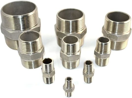 1-1/4 "x 1-1/4" NPT 남성 스레드 헥스  Nipple 스테인리스 스틸 304 빠른 결합 파이프 부착