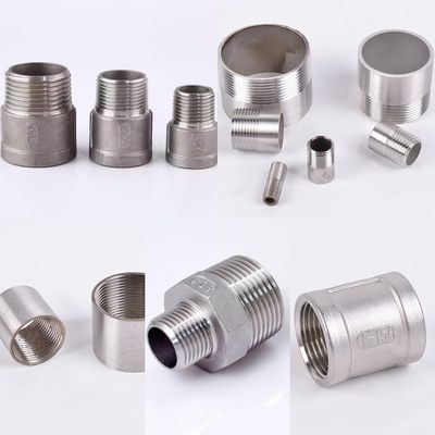1-1/4 "x 1-1/4" NPT 남성 스레드 헥스  Nipple 스테인리스 스틸 304 빠른 결합 파이프 부착