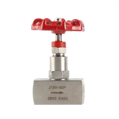 고압 1/2 "DN15 J13W-160P 가조 스테인리스 스틸 304 316 316L 바늘 밸브