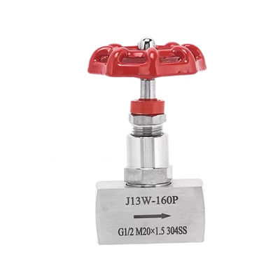 고압 1/2 "DN15 J13W-160P 가조 스테인리스 스틸 304 316 316L 바늘 밸브