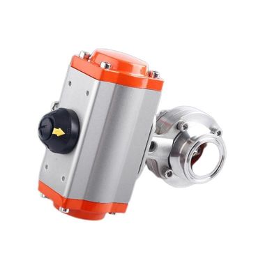 맞춤형 D681-X 스테인리스 스틸 301/304/316 Pneumatic Butterfly Valve