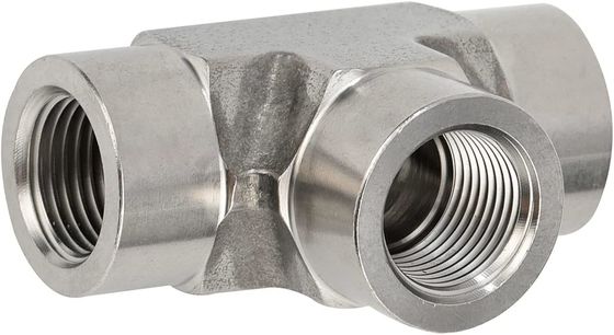 스테인리스 스틸 301 T-Fitting 3 Way Connector 1/8" NPT 여성 x 1/8" NPT 여성 x 1/8" NPT 여성