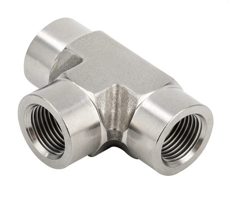 스테인리스 스틸 301 T-Fitting 3 Way Connector 1/8" NPT 여성 x 1/8" NPT 여성 x 1/8" NPT 여성