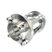 용접 연결 위생 스테인레스 스틸 시력 유리 파이프 CNC 표면과 장착