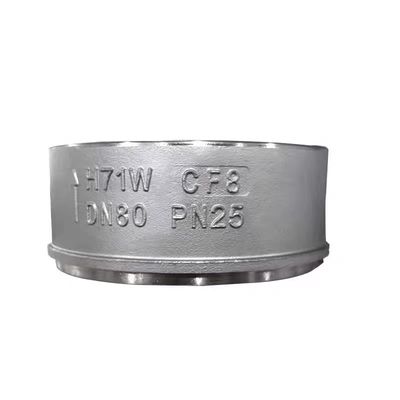DN50-DN200 API 594 웨이퍼 타입 조용한 CS 리프트 체크 밸브 H71W 스테인리스 스틸