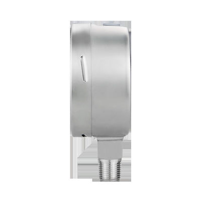 스레드 연결 WZ 100mm 304SS 스테인리스 스틸 압력 측정기 실린더 머리 코드
