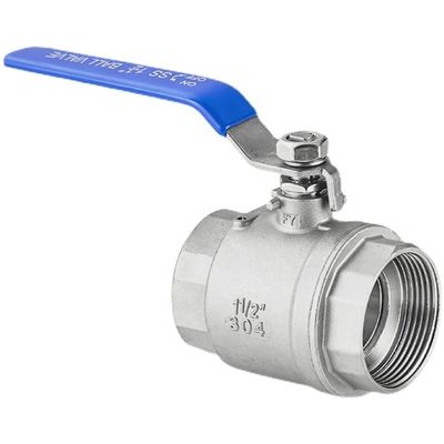 3/8" Ss304 정상 압력 볼 밸브 가닥 연결 3A DIN NPT BSPT BSPP