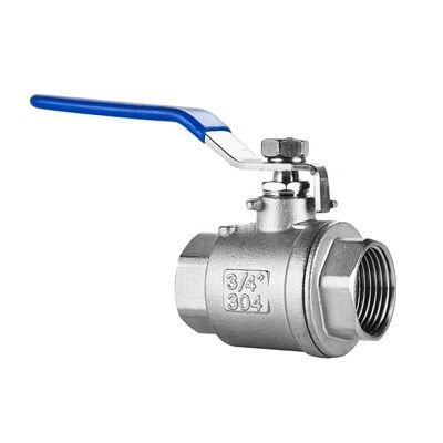 3/8" Ss304 정상 압력 볼 밸브 가닥 연결 3A DIN NPT BSPT BSPP