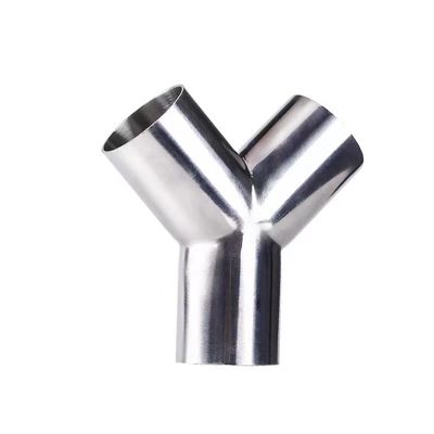 1/8 "--4" 은 WZ DN50 SS304 316L 스테인리스 스틸 위생 Y형 티 파이프 어댑터