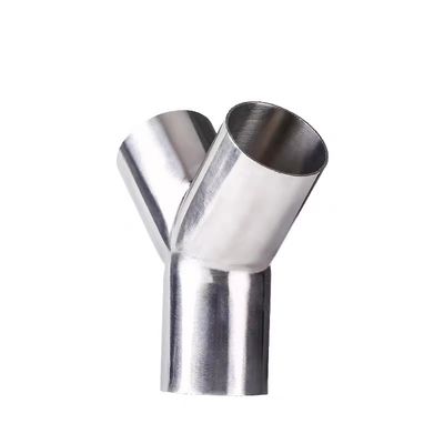 1/8 "--4" 은 WZ DN50 SS304 316L 스테인리스 스틸 위생 Y형 티 파이프 어댑터