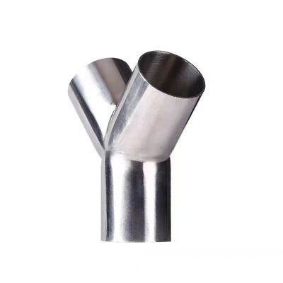1/8 "--4" 은 WZ DN50 SS304 316L 스테인리스 스틸 위생 Y형 티 파이프 어댑터