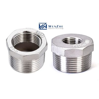 NPT BSP 가닥 관절을 위한 스테인리스 스틸 헥스 부싱 부드럽고 안전한 연결