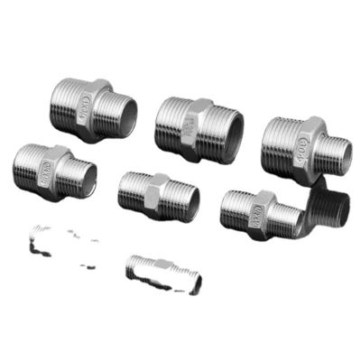 맞춤형 지원 ODM Casting 스테인리스 스틸 316 BSP/NPT Hex Reducing Nipple