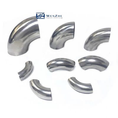 OEM 지원 스테인리스 스틸 304 316 곡선 웰드 파이프 팔꿈치 90 180도 곡선 3A DIN