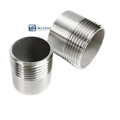 WZ SS304 나사 스레드  Nipple 1/4''-4.0' 은 G 스레드 DN10 비 표준 사용자 정의