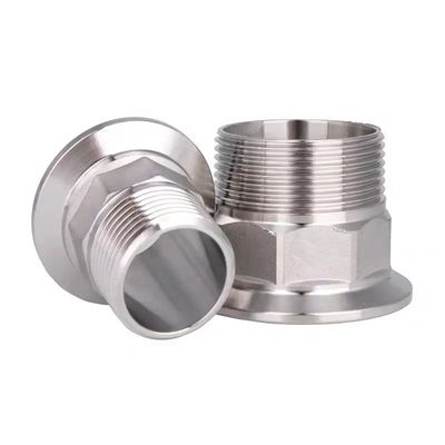위생용 스테인리스 스틸 SS304/SS316L 트리 클램프 헥스  Nipple Thread Ferrule